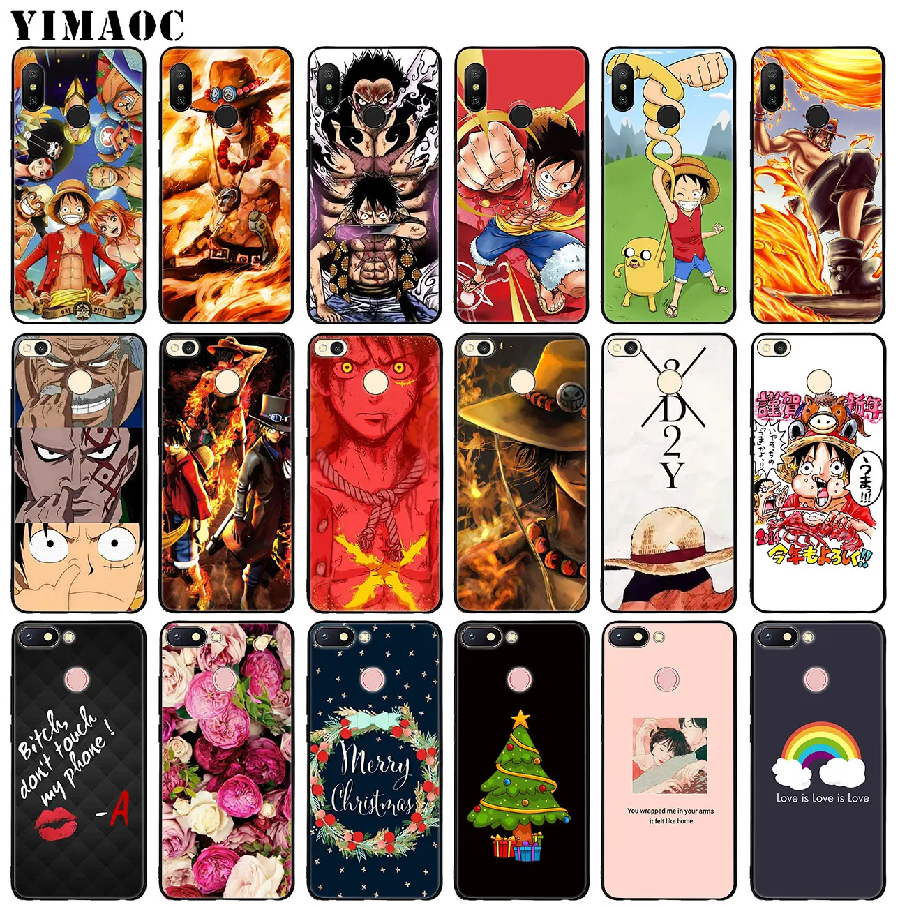 YIMAOC цельный Luffy Мягкий силиконовый чехол для телефона Xiaomi MI 10 9 9T CC9 CC9E A3 Pro 8 SE A2 Lite A1