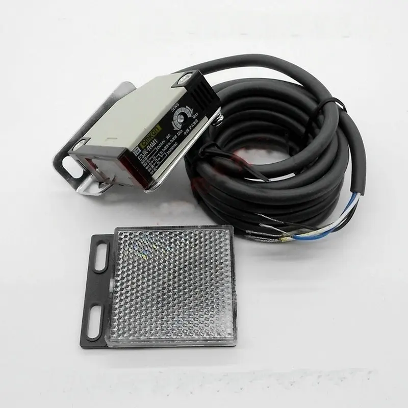 8 шт E3JK R4M1 AC/DC 12 24V AC 90 250V датчик приближения Retroreflective Фотоэлектрические Сенсор