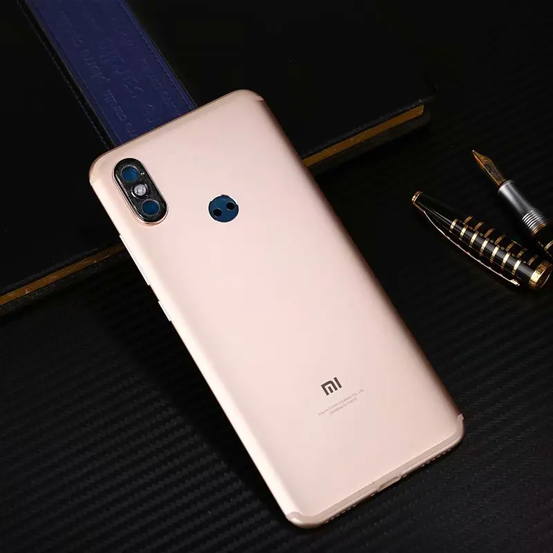 Корпус для Xiaomi mi A2 mi A2 mi 6X металлическая задняя крышка для батареи Чехол для мобильного телефона запасные части чехол - Цвет: Gold