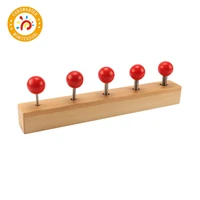 montessori kids toy wooden red screw bolts learning educational preschool training learning educational games toys for children