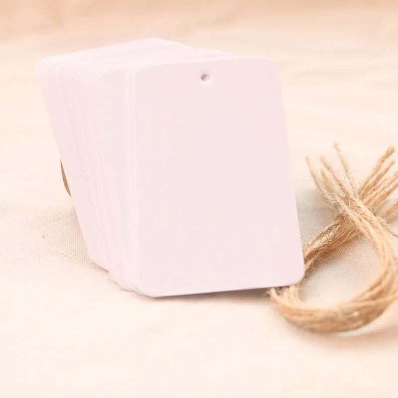 Ретро цветной DIY цветной крафт-бумажный тег
