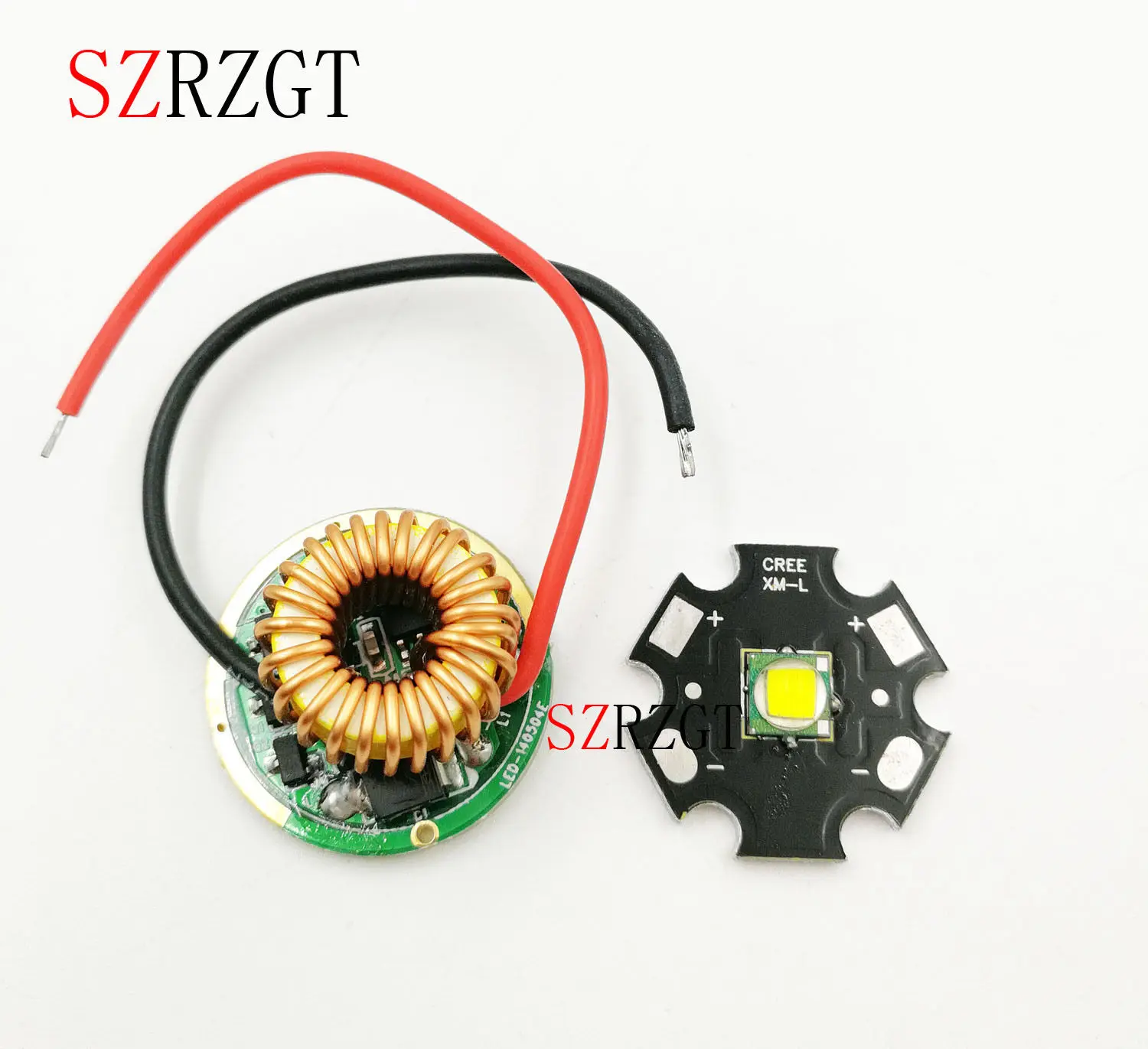 CREE XML LED T6 U2 10 Вт светодиодный эмиттер 20 мм алюминиевая печатная плата + вход 12 В