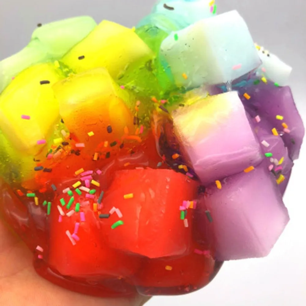 3D Русалка желе пена глина слизи DIY мягкий хлопок слизи Мяч Комплект без буры образование ремесло игрушка антистресс детские игрушки для детей