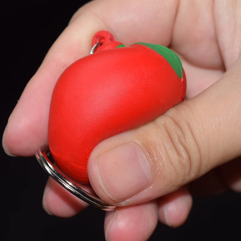 5 шт. мягкий брелок антистрессовая сосна яблоко Смешные Фрукты медленно поднимающийся снятие стресса симпатичное Яблоко Груша персиковая Тыква гаджет