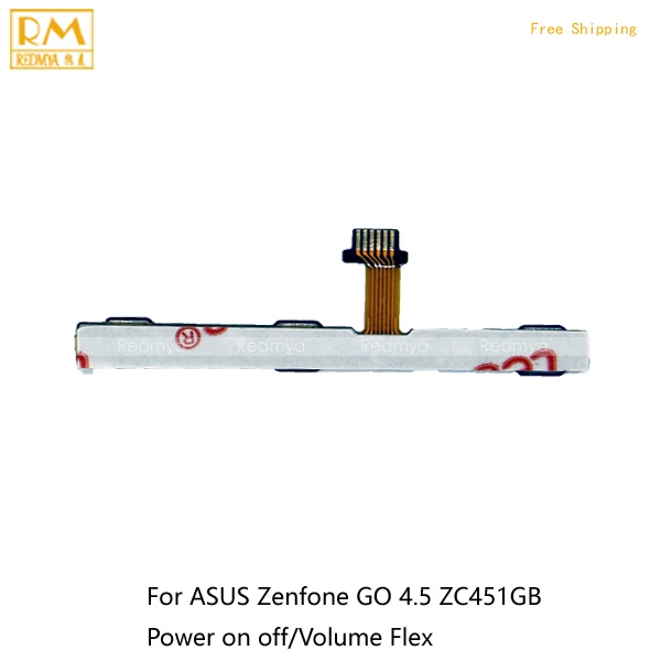 10/шт для Asus Zenfone Go 4.5 ZC451GB 5.0 ZC500TG Мощность на кнопку выключения Swtich Сторона Кнопка