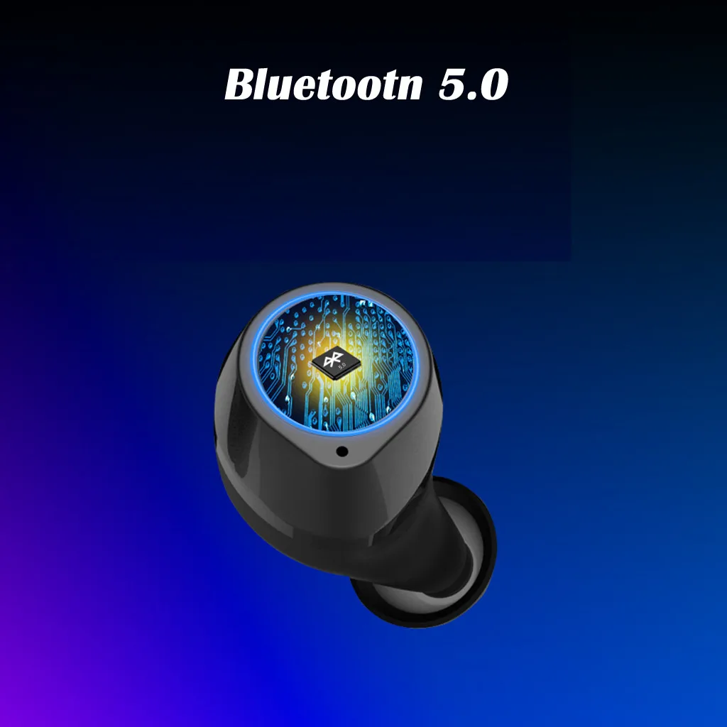 Беспроводная гарнитура VOBERRY BX01, bluetooth-гарнитура IPX5 для iPhone, Водонепроницаемая мини-гарнитура, удлиненная, объемный 3D звук