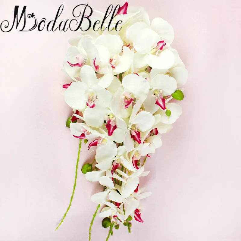 Пасторальный Свадебный букет для невесты Modabelle Водопад подружки из
