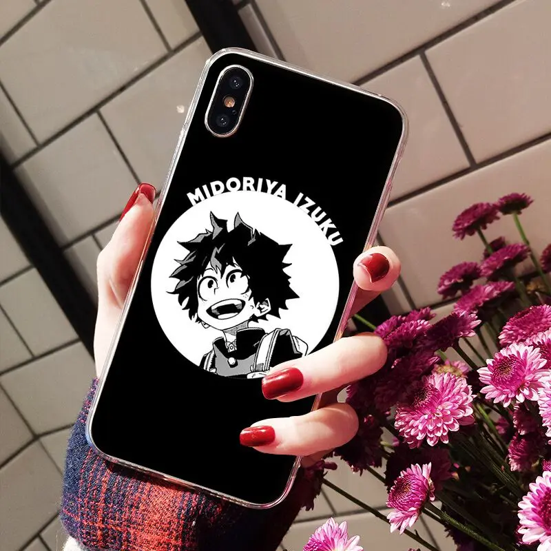 Мягкий силиконовый прозрачный чехол Yinuoda My Hero academic Midoriya Izuku из ТПУ для iPhone 5 5Sx 6 7 7plus