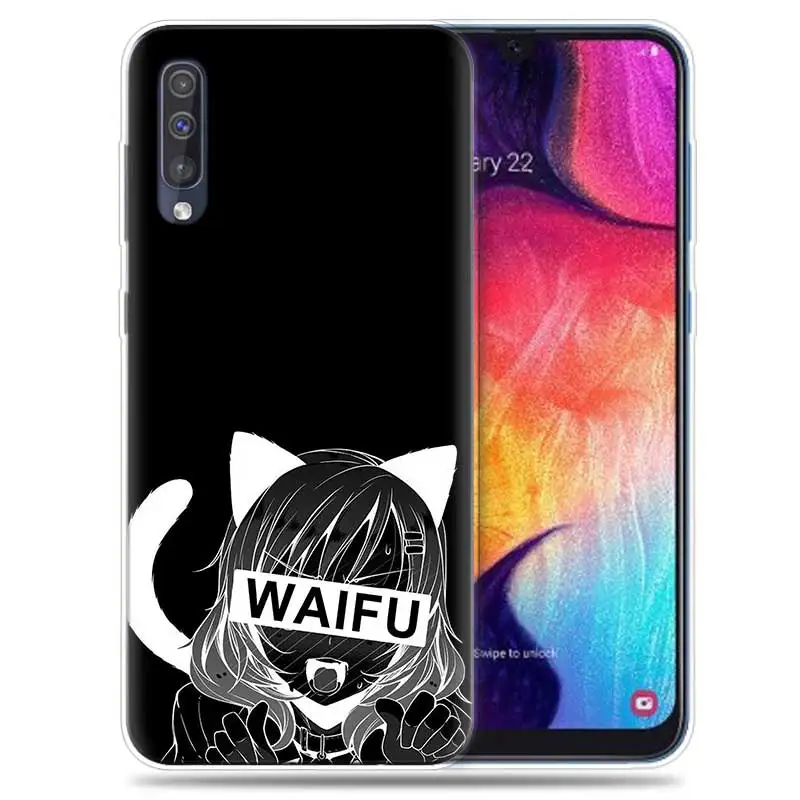 SK-002 Прозрачный силиконовый чехол для samsung Galaxy A50, A70, A30, M30, M20, A10, A20, A40, M20 - Цвет: SK-002