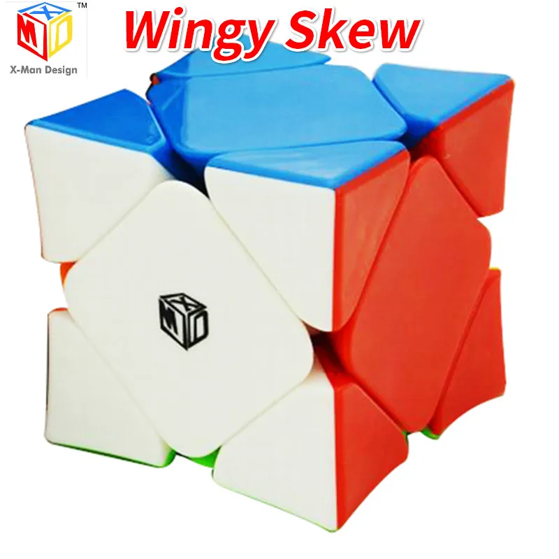 Mofangge Qiyi X-man Wingy Skew куб магнитный вогнутый без наклеек скорость Mofangge Magico кубики головоломки игрушки для детей
