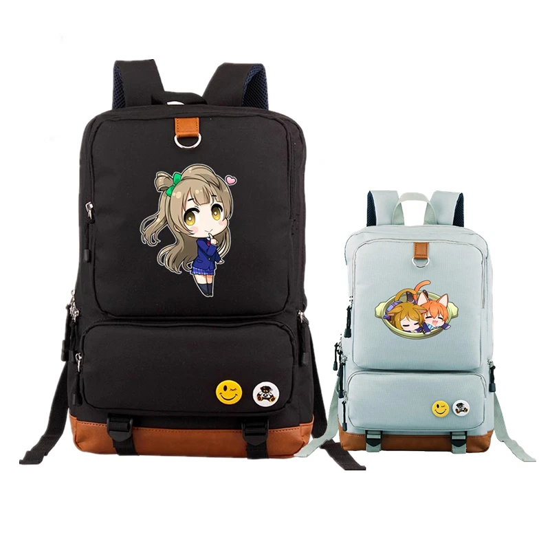 Школьные рюкзаки LoveLive! Школьный Idol Project Minami Kotori Tojo Nozomi Kawaii холщовый рюкзак с