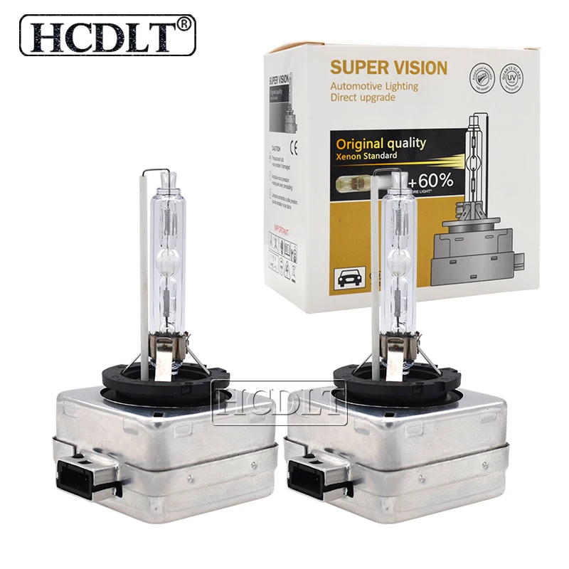 HCDLT оригинальная 35 Вт D1S D3S ксеноновая HID лампа 4300K 5000K 8000K 6000K с цветной коробкой AC