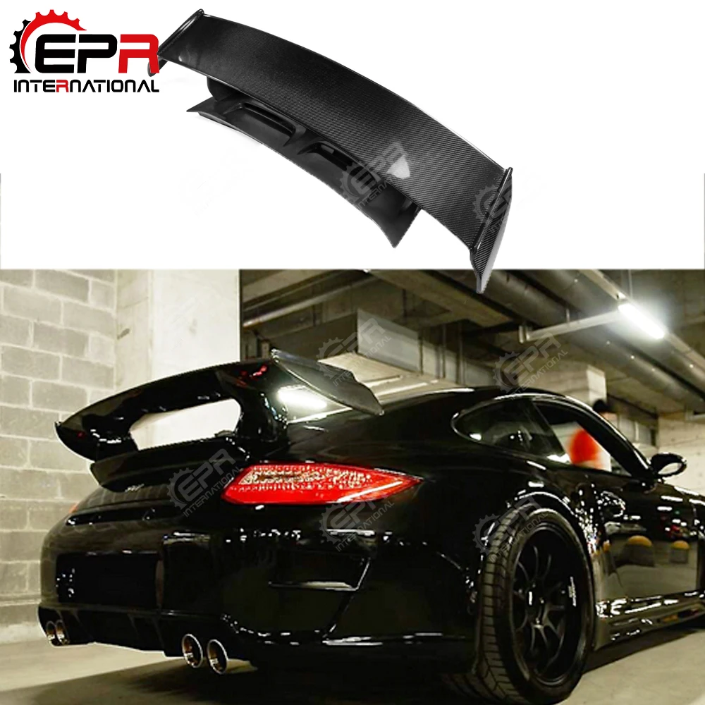 Для Porsche 911 997 GT3 RS (часть) задний багажник из углеродного волокна с спойлером FRP EPR