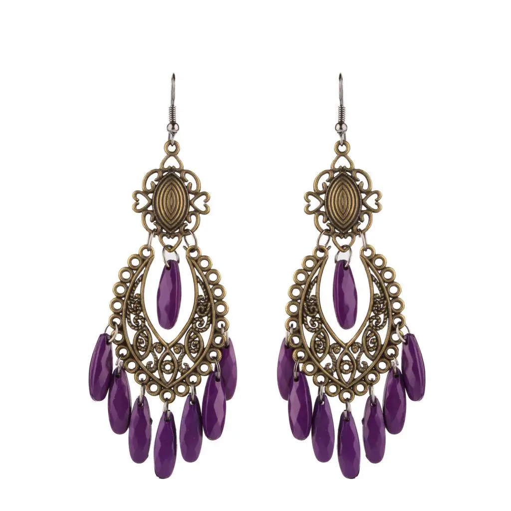 Женские серьги подвески Behomia в этническом стиле с длинной бахромой|earrings style|style