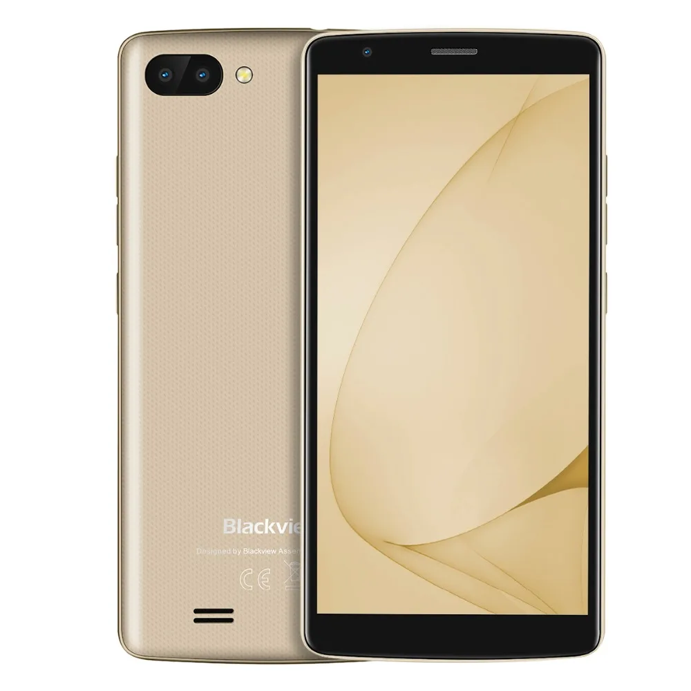 2018 Blackview A20 18: 9 5 дюймов смартфон Android GO двойная задняя Cam Quad core MTK6580 1 ГБ Оперативная