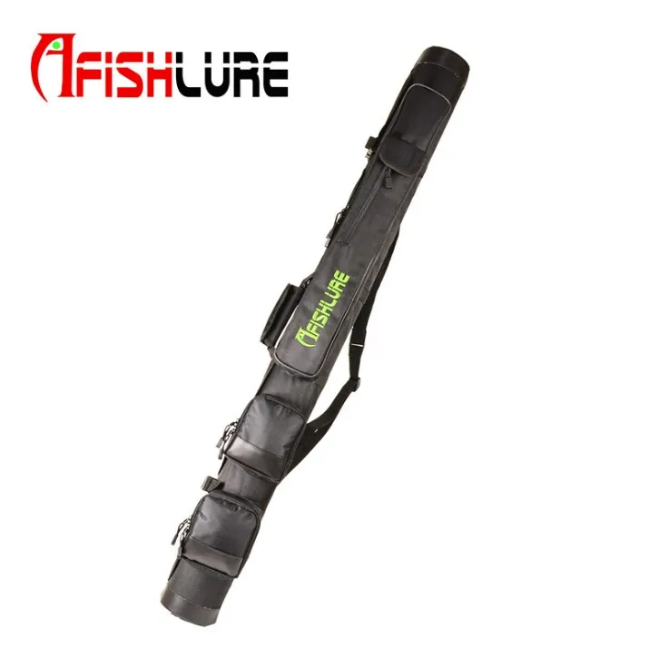 

Half off open tube lures fishing rod bag hard PVC tube 1.2M 1.3M 1.45M barrels of big capacity 2 layers Camouflage/black