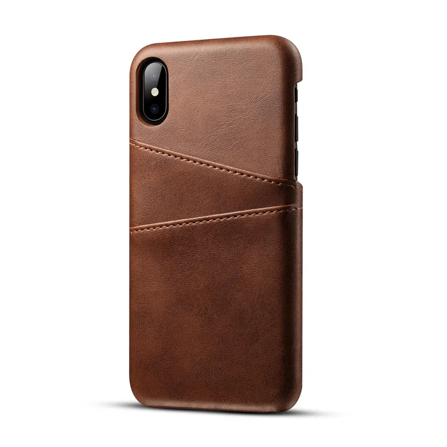 Натуральная кожа для iPhone XS Max чехол X XR Ретро винтажная задняя крышка 7 Чехол 8 6 6s Plus