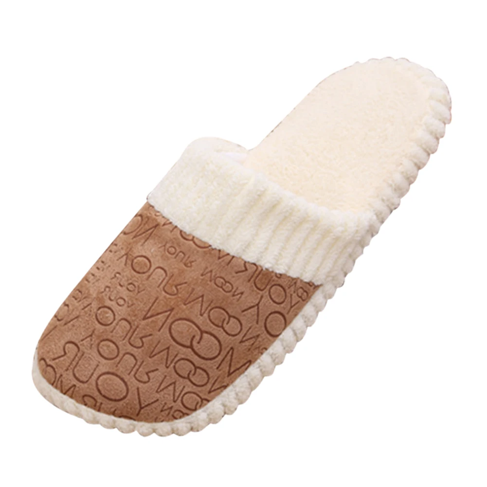 Женские тапочки с хлопковой подкладкой и надписью|cotton slippers woman|cotton slipperswomen |