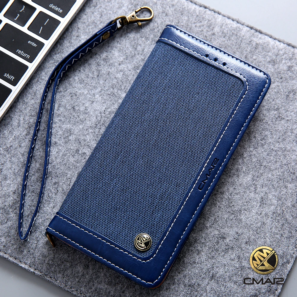 P20 Lite джинсовый кожаный чехол для Coque Huawei Магнитный кошелек Funda Pro Чехол
