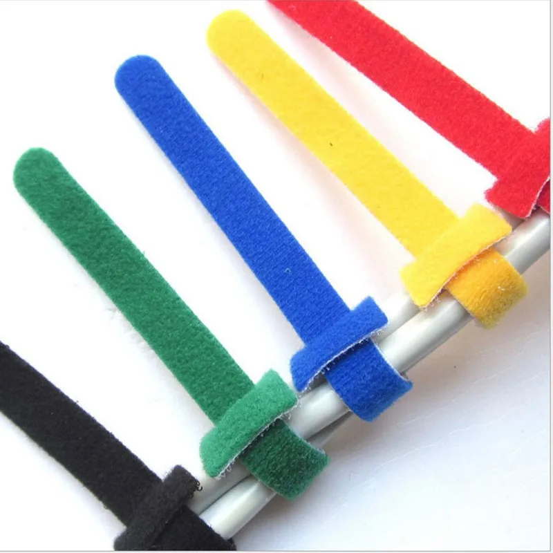 10 шт. кабельные стяжки с отверстиями для ушей Органайзер жгут проводов шнур