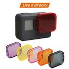 Цветной фильтр для спортивной экшн-камеры GoPro Hero 567, профессиональный цветной фильтр для объектива GoPro HERO567