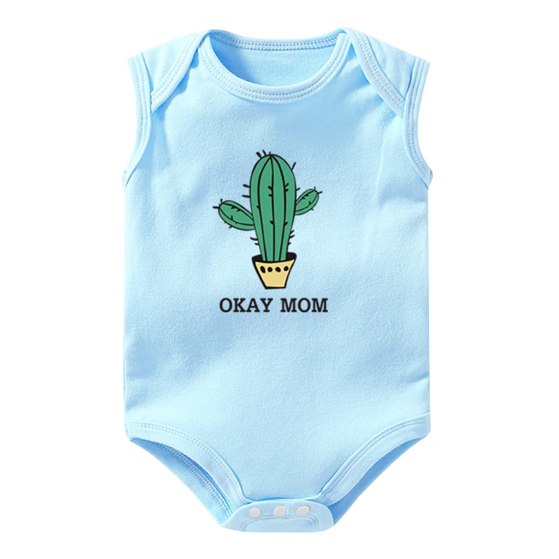 Комбинезоны для новорожденных OkayMom 100% хлопок одежда маленьких мальчиков и