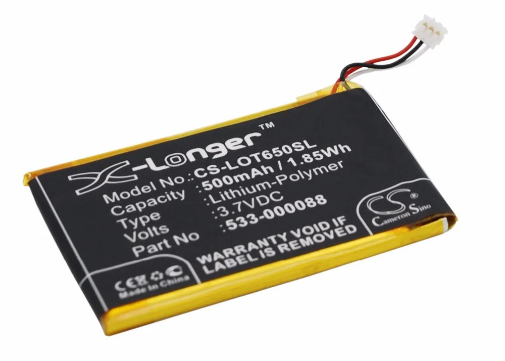 Аккумулятор Cameron Sino 500mAh AHB303450 для сенсорной панели logitech T650
