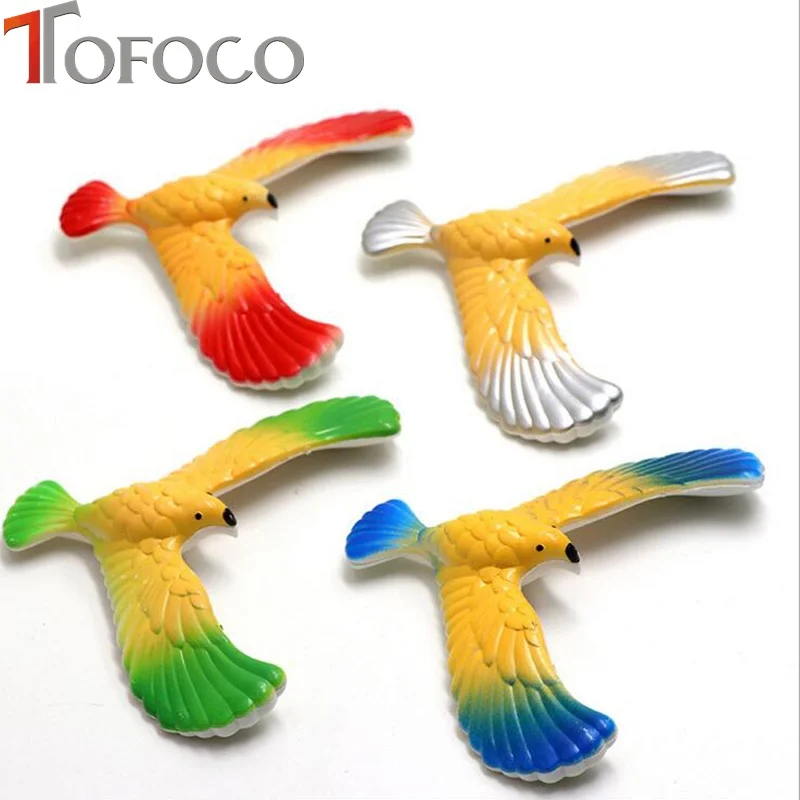 TOFOCO Magic Balancing Bird Science Desk Toy with Base Novelty Eagle Fun Learn Best Gift for Children | Игрушки и хобби