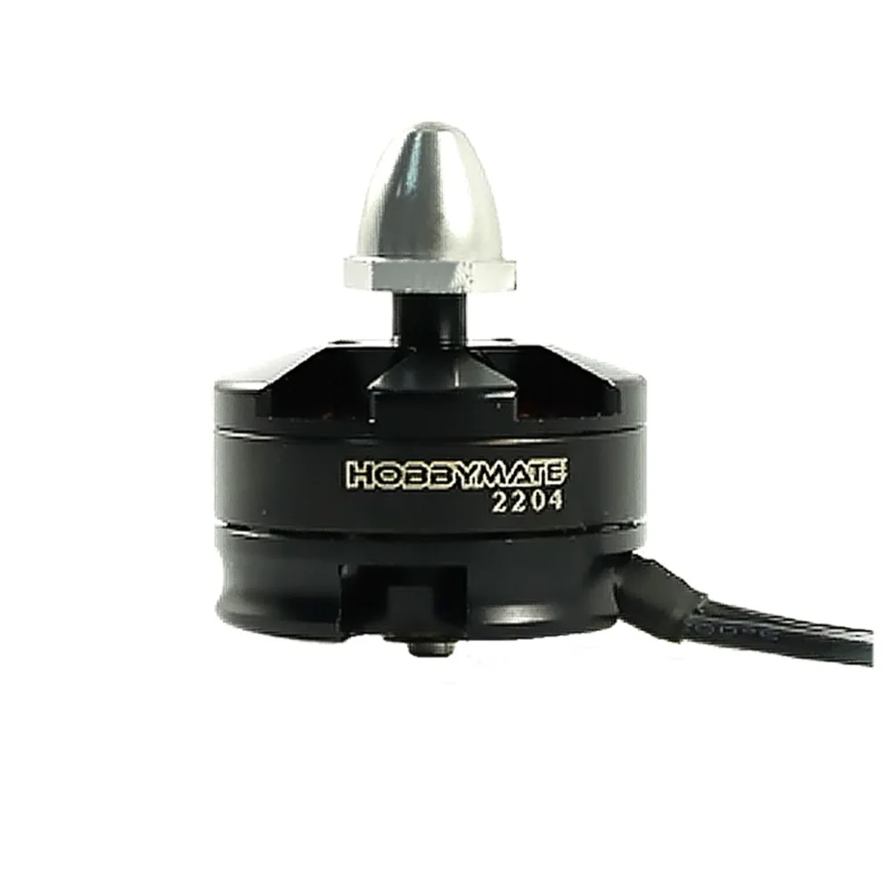 

HOBBYMATE 2204 2300KV CCW Brushless Motor Silver Cap Motor black Free Shipping
