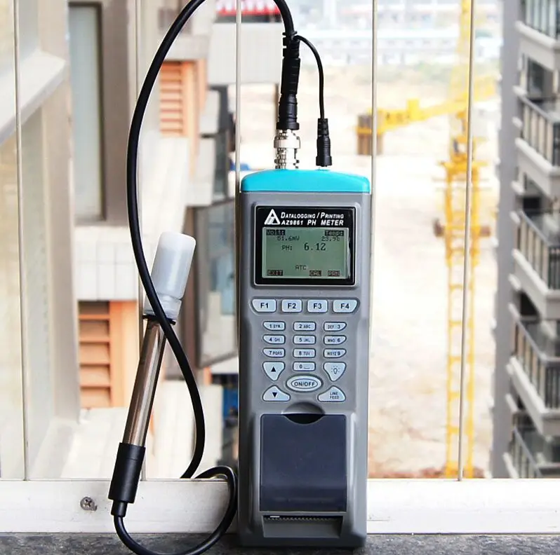 Измеритель Ph AZ9861 электронный прибор для измерения с печатью рыбалки и