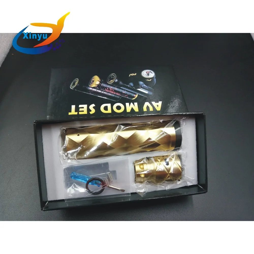AV Combat KIT электронная сигарета 510 провод 18650 батарея коробка 25 мм диаметр мех мод