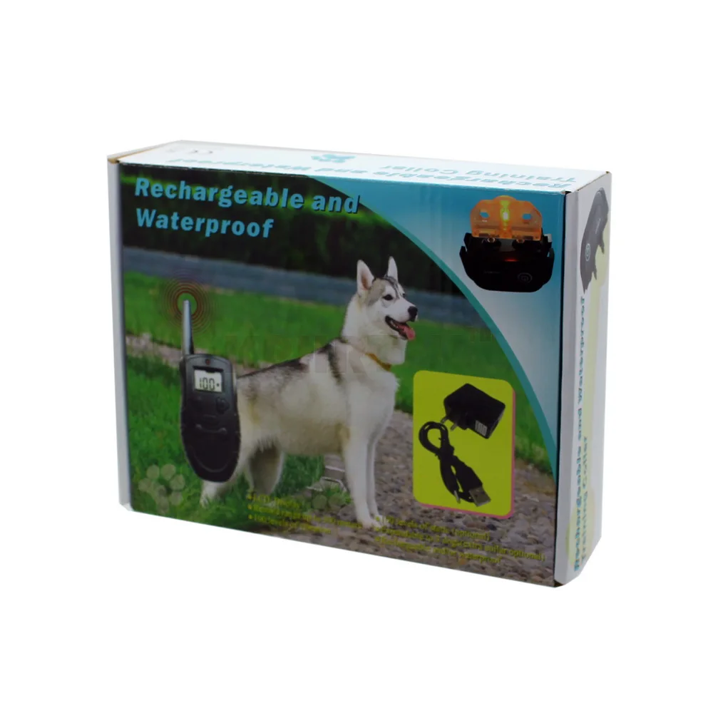 Оптовая продажа высокое качество ошейник для тренировки собак с пультом