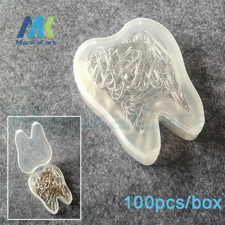 2 коробки Manka Care никелированные Зажимы для бумаги высококачественные офисные