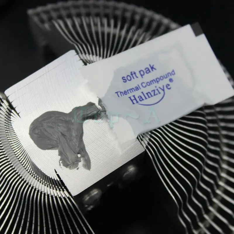 50pcs High Performance Gray Mini Thermal Paste Compound Grease For CPU GPU Chipset Heatsink Cooling | Компьютеры и офис