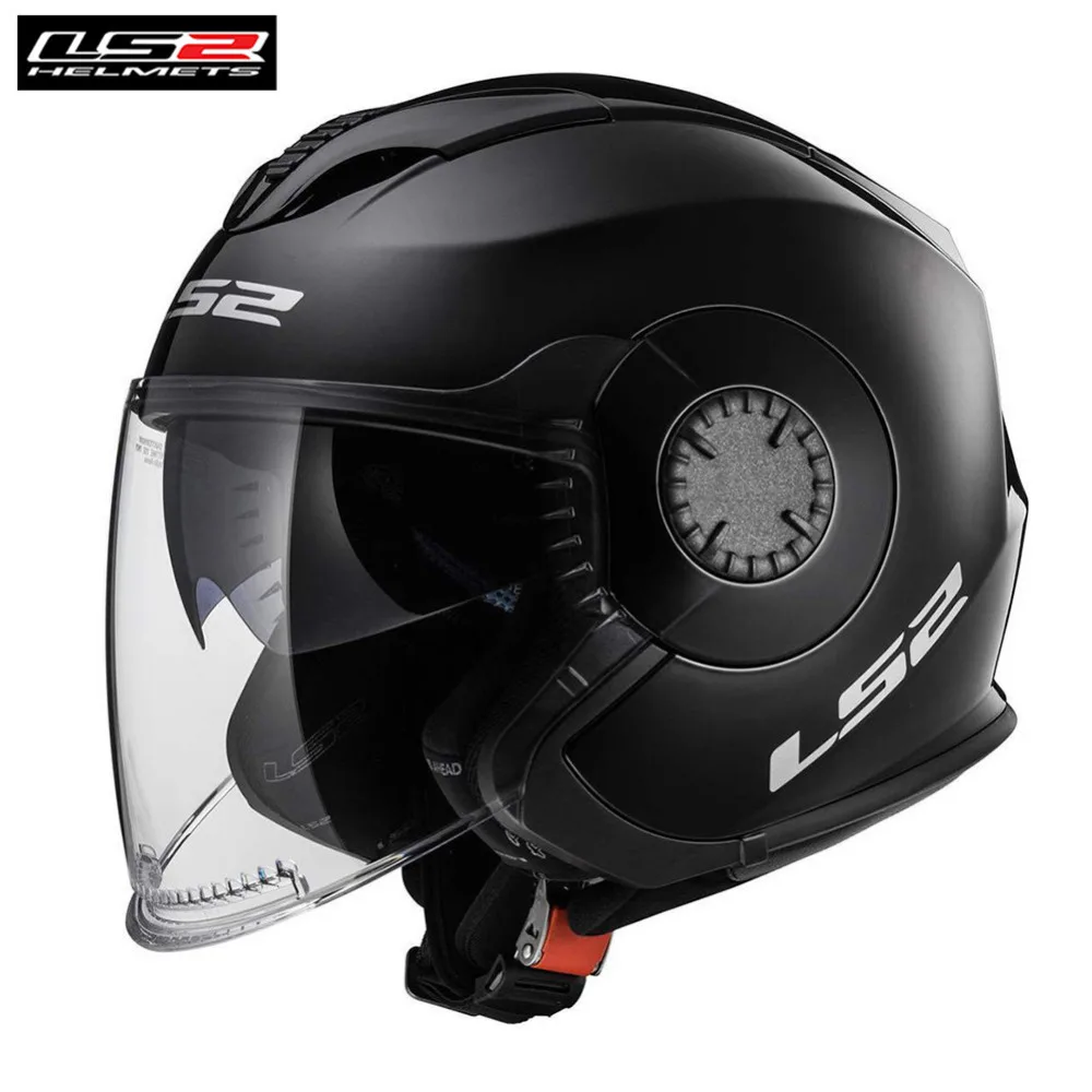 LS2 3/4 шлем с открытым лицом для мотоцикла OF570 Verson Technik реактивный скутер шлемы Chopper