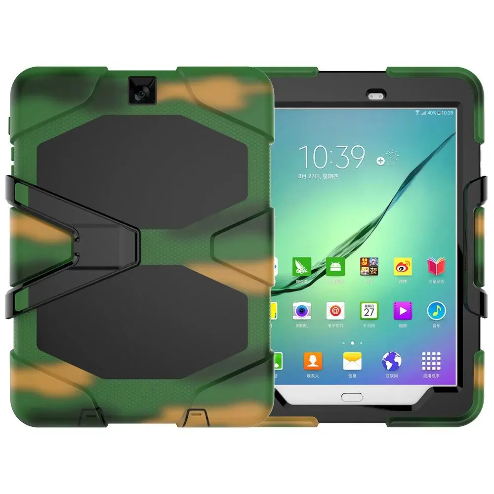 Чехол для Samsung Galaxy Tab S2 9 7 чехол T815 T810 противоударный сверхпрочный с подставкой|for