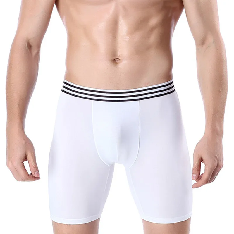 Боксеры мужские длинные нижнее белье шорты боксеры модные удобные|mens underwear elastic|men