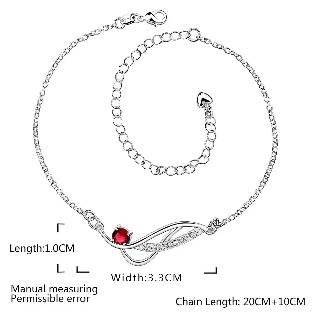 Женский браслет серебристого цвета богемные браслеты с цирконием цепочка для