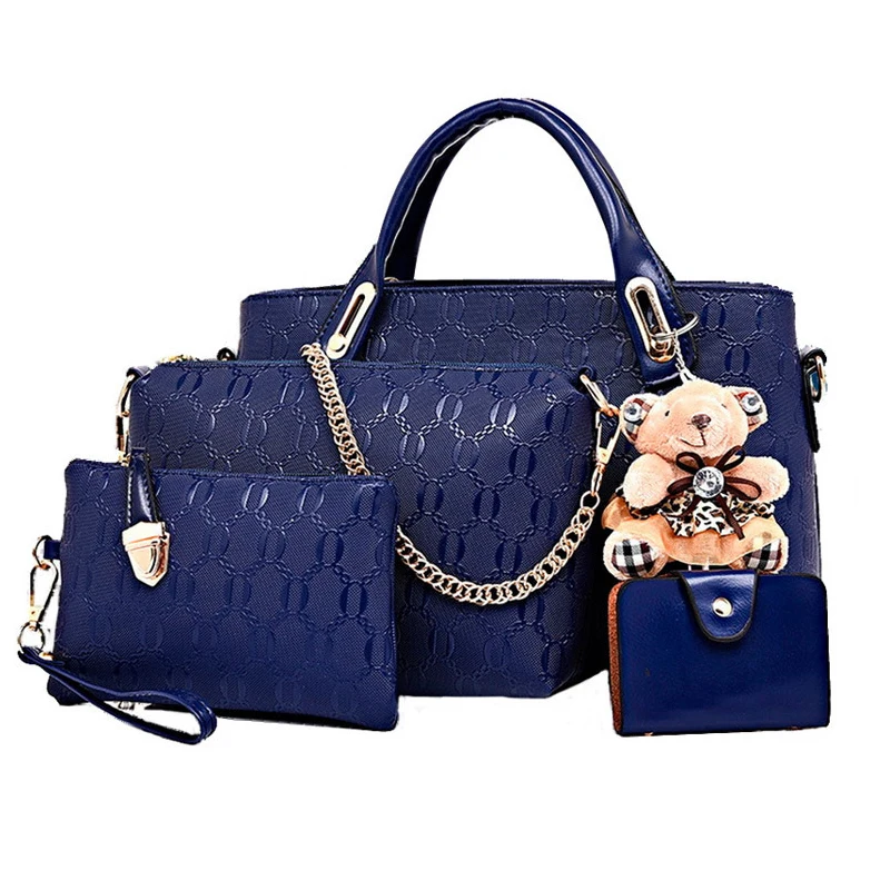 Комплект женской сумки через плечо комплект из 4 предметов|women handbags set|handbag setbag set |
