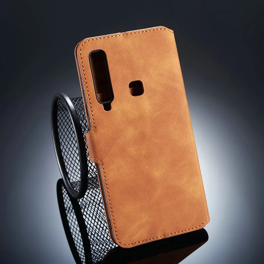 DG. MING винтажный кожаный чехол-книжка для samsung Galaxy A920 A9 чехол Ретро кошелек держатель для карт чехол для A9 SM-A920F