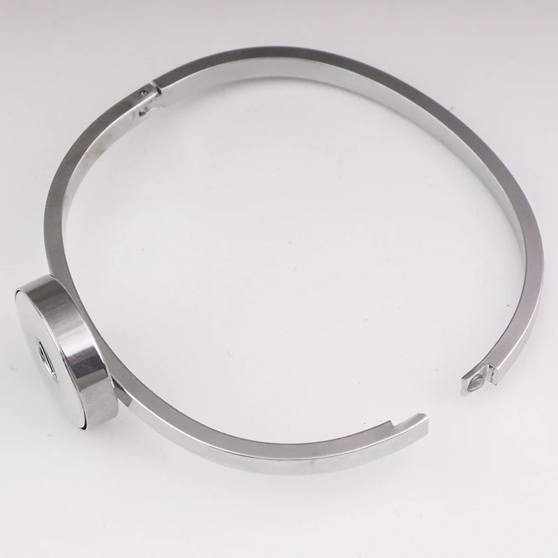 18 мм кнопки из нержавеющей стали модные ювелирные изделия браслет с шармами и