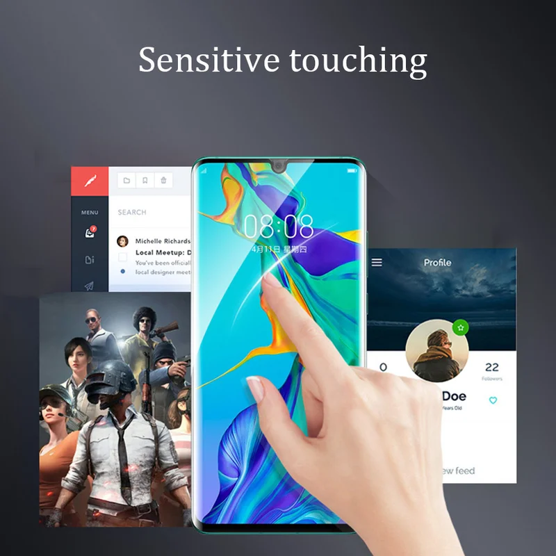 P20 Pro закаленное стекло ударопрочный 9 H жесткий 9D изогнутое стекло для huawei P10 P20 P30 Pro Lite P Smart Plus mate 20 протектор экрана