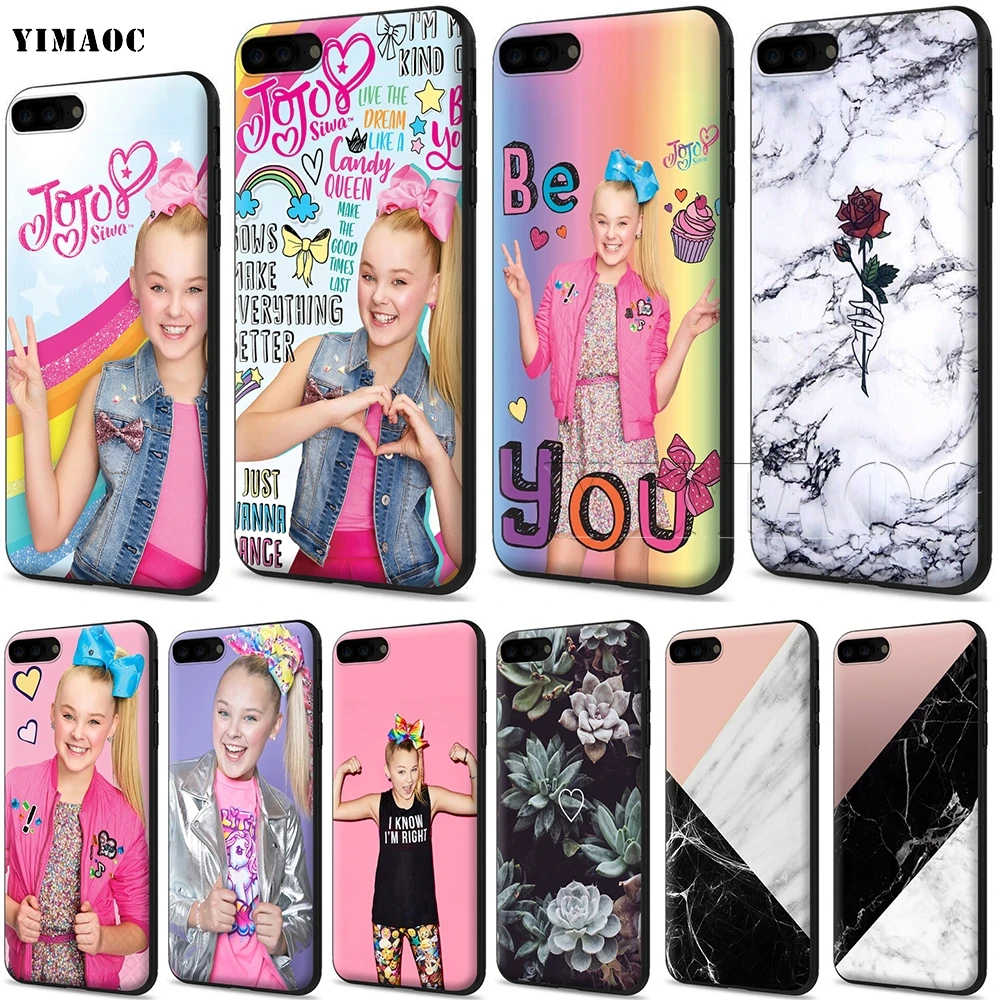 YIMAOC Jojo Siwa мягкий чехол для Apple iPhone SE 2020 5 5s 6 6s 7 8 Plus XR X Xs 11 12 Pro Max mini|Бамперы| |