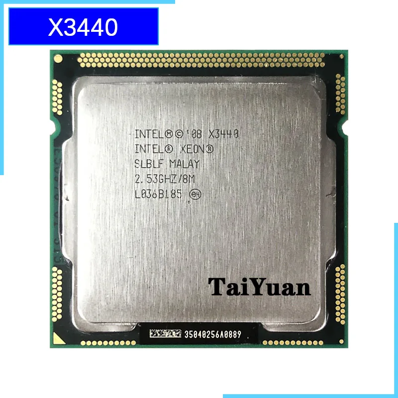 Процессор Intel Xeon X3440 2 5 ГГц четырехъядерный восьмипоточный 95 Вт 8 Мб LGA