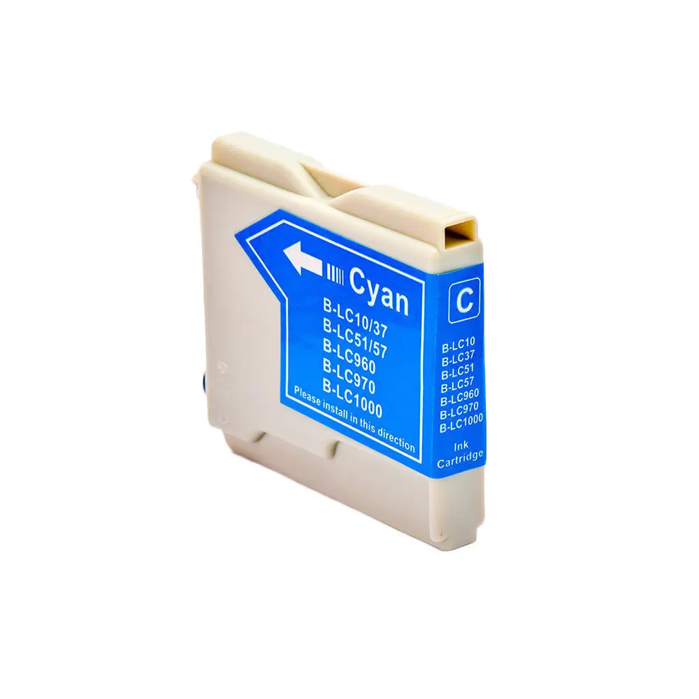 4 картриджа с чернилами совместимые Brother LC1000 LC970 LC960 DCP135C MFC235C MFC440CN MFC-5460CN |
