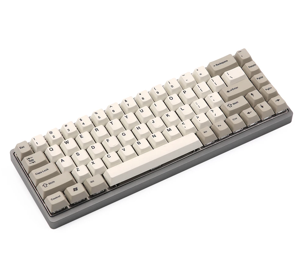 Низкий профиль Tada68 aAluminum Чехол черный/серый/серебристый/шоколадный цвет подходит TADA68 механическая клавиатура
