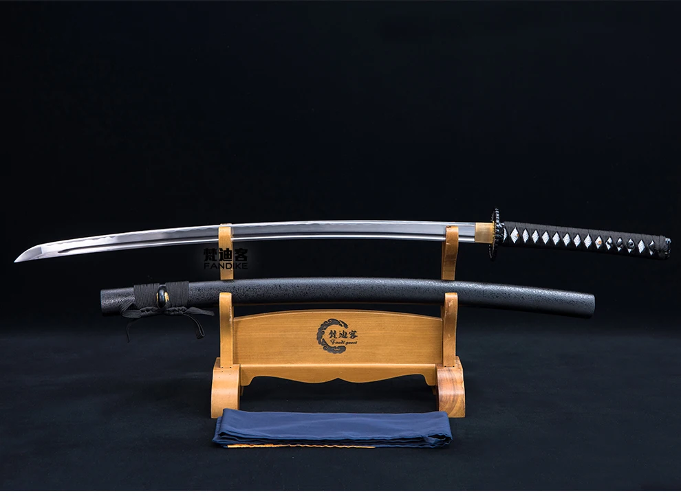 HANDMADE JAPANESE SAMURAI KATANA SWORD CARBON STEEL FULL TANG SHARP Carbon Steel Wakizashi Samurai Katana Sword
