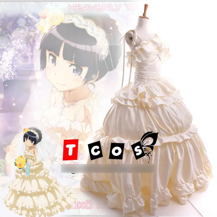 Костюм для косплея аниме руда нет имуто га черный Кот гокоу Рури Свадебный костюм