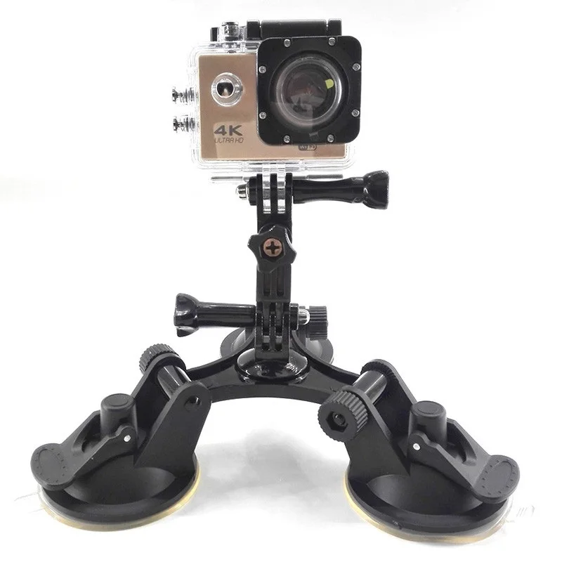 Тройное Скрытое крепление Fat Gecko 5 7 см на присоске для Gopro Hero 7/6/5/4/3/3 +/2 SJCAM SJ4000 SJ5000