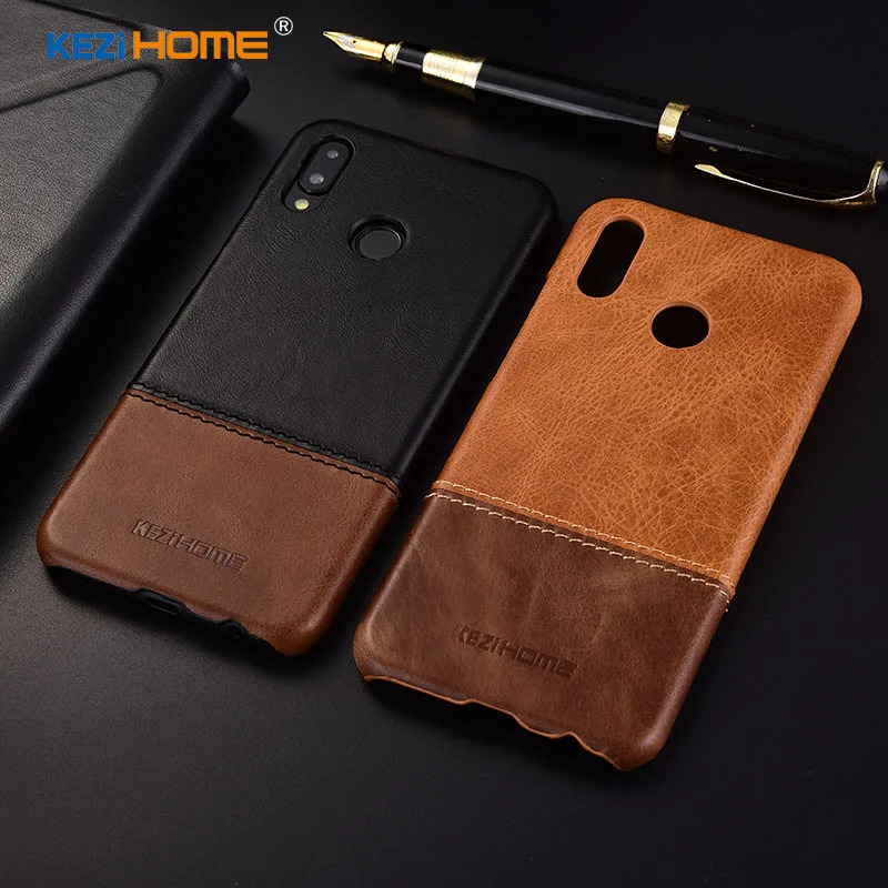 Чехол для Huawei Nova 3e KEZiHOME роскошный популярный цвет натуральная кожа твердая